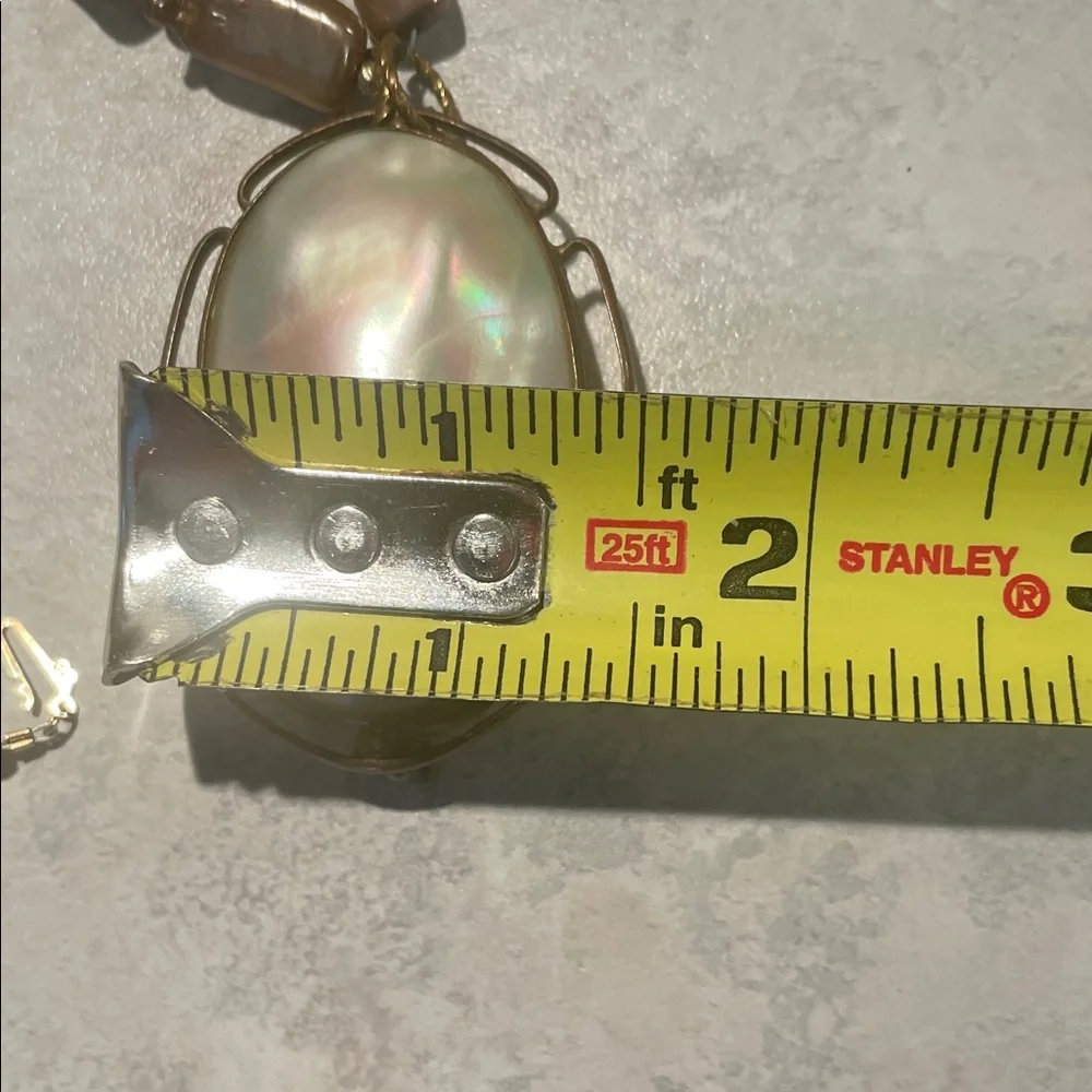 Vintage Pearl & Gold Necklace